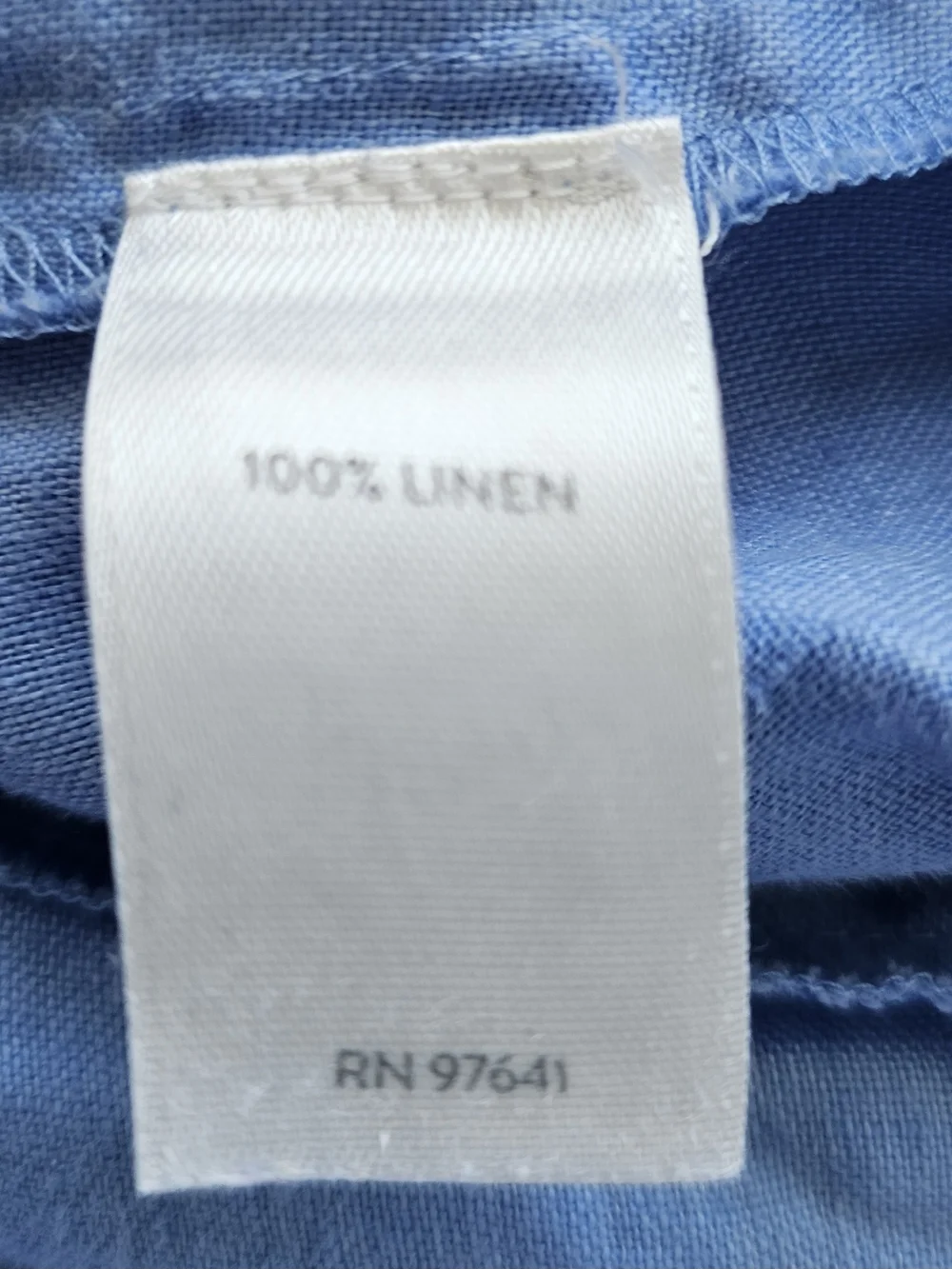 J. Jill Linen Blue  Tunic Size 3X - Picture 6 of 7